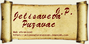 Jelisaveta Puzavac vizit kartica
